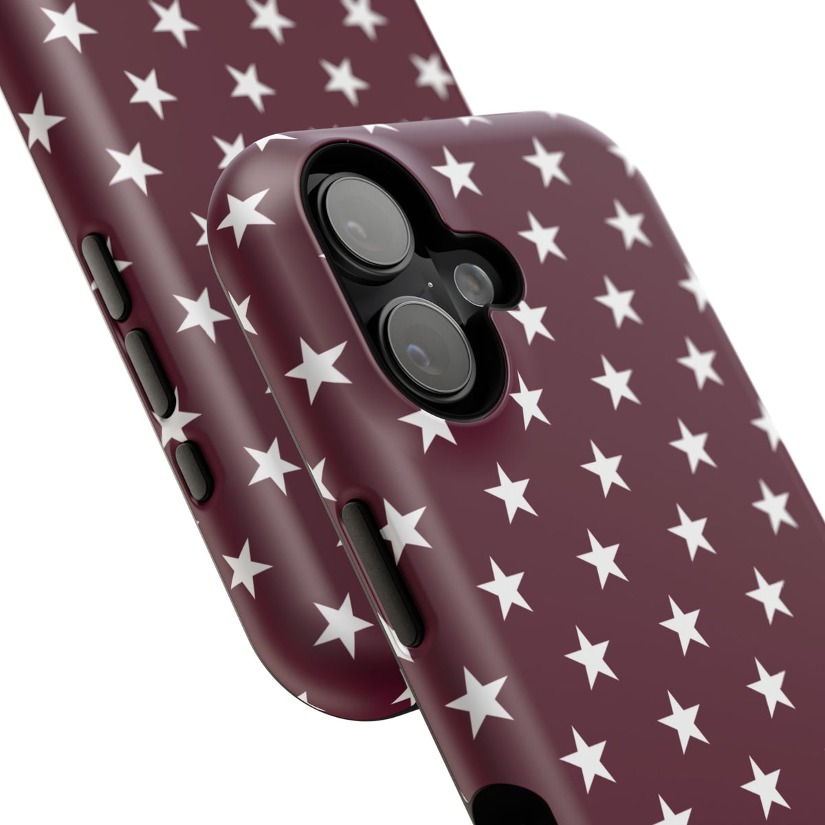 Maroon Stars Tough iPhone Case