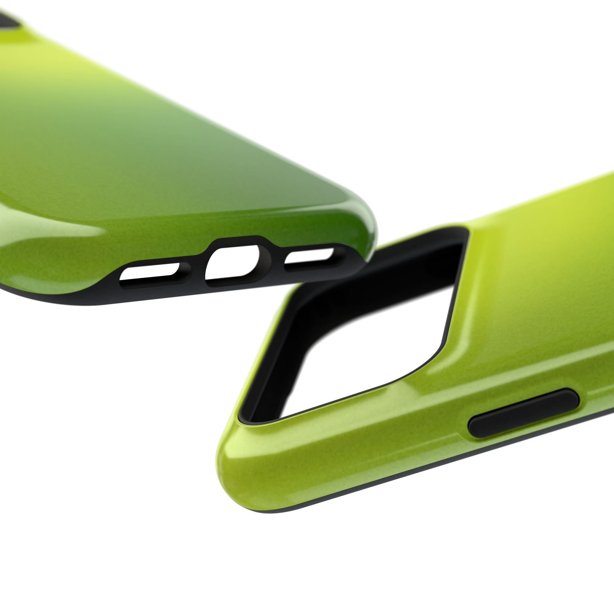 Lime Glow Tough iPhone Case