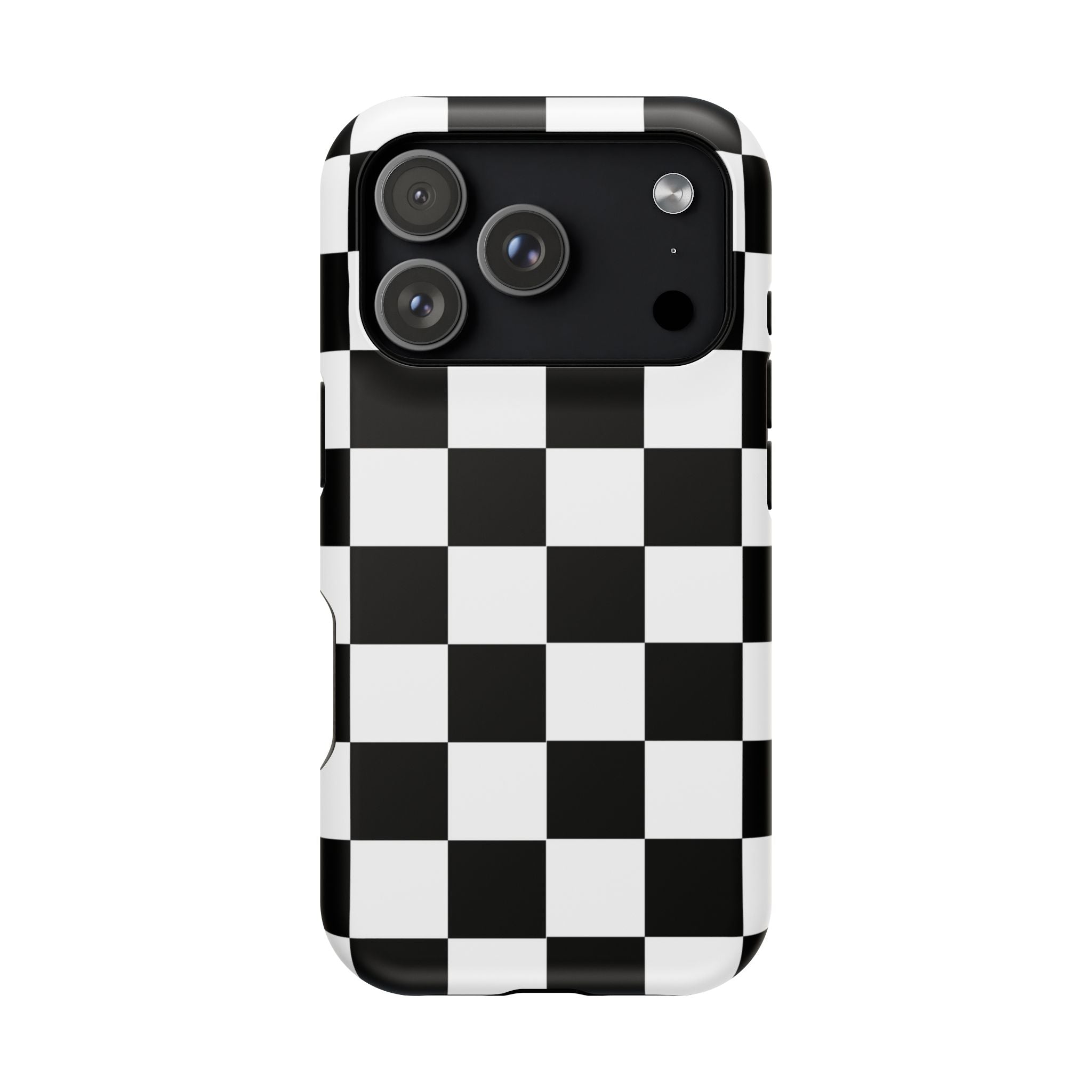 Black Grid Tough iPhone Case