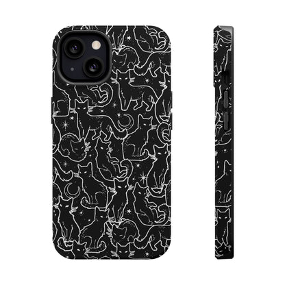 Black Cats MagSafe Tough iPhone Case