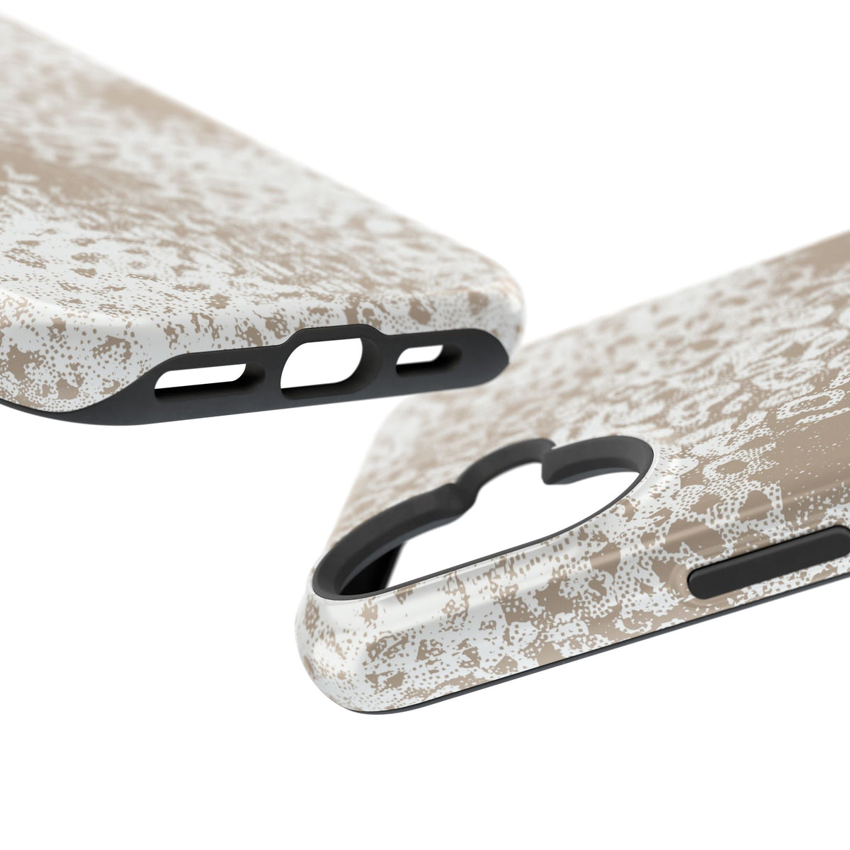 White Leopard MagSafe Tough iPhone Case
