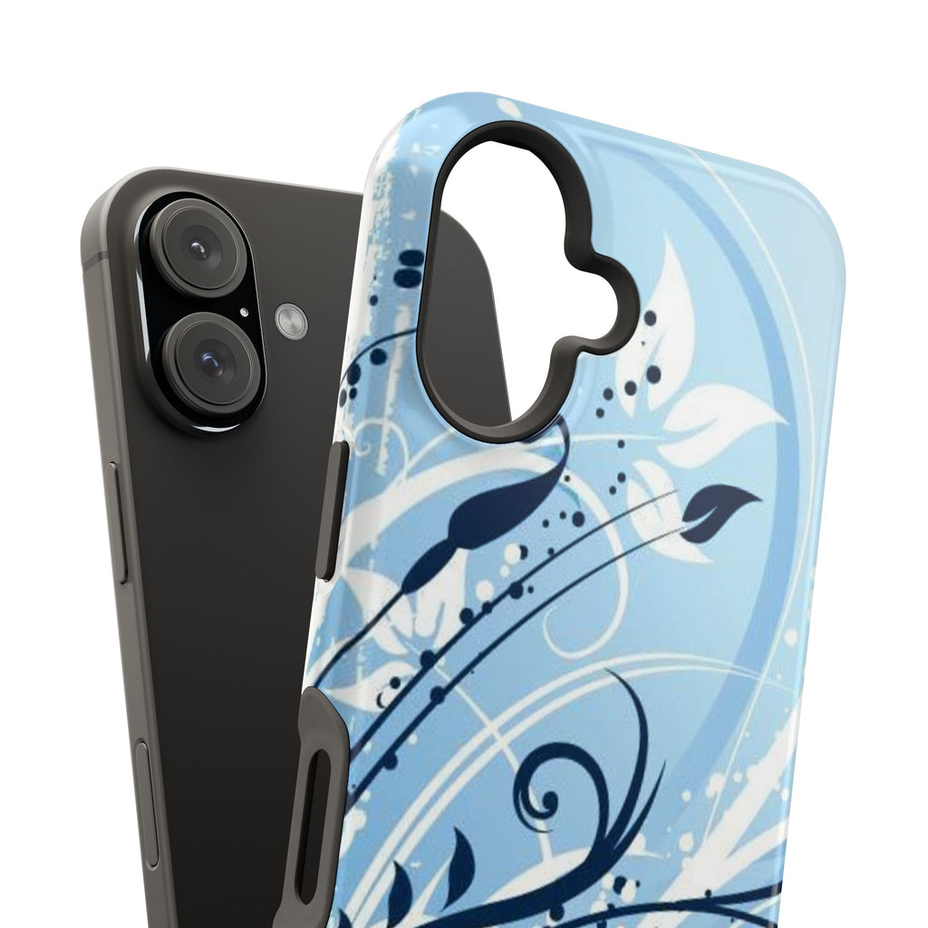 Bloom in Blue Tough iPhone Case