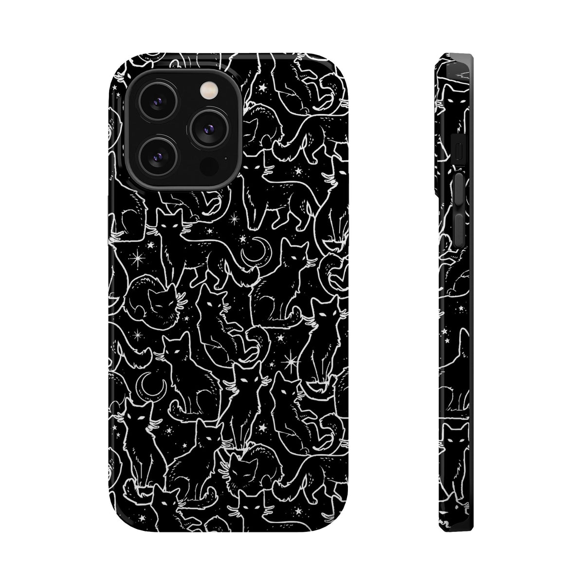 Black Cats MagSafe Tough iPhone Case