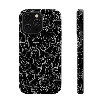 Black Cats MagSafe Tough iPhone Case