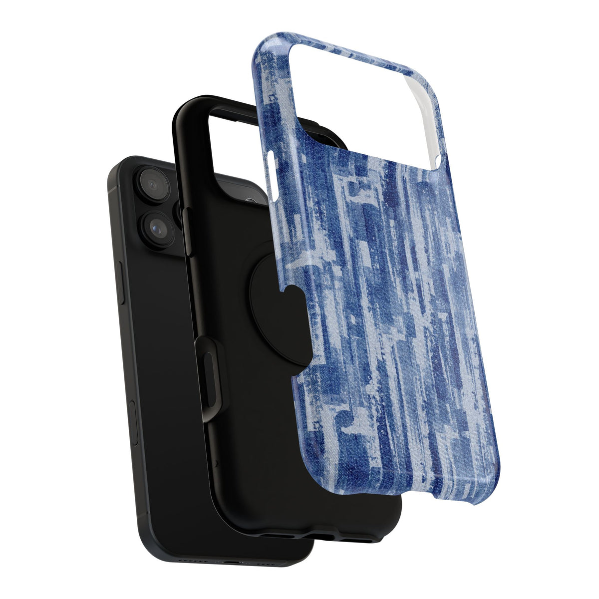 Blue Layers Tough iPhone Case
