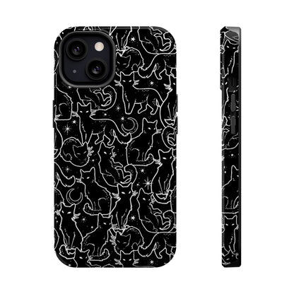Black Cats MagSafe Tough iPhone Case