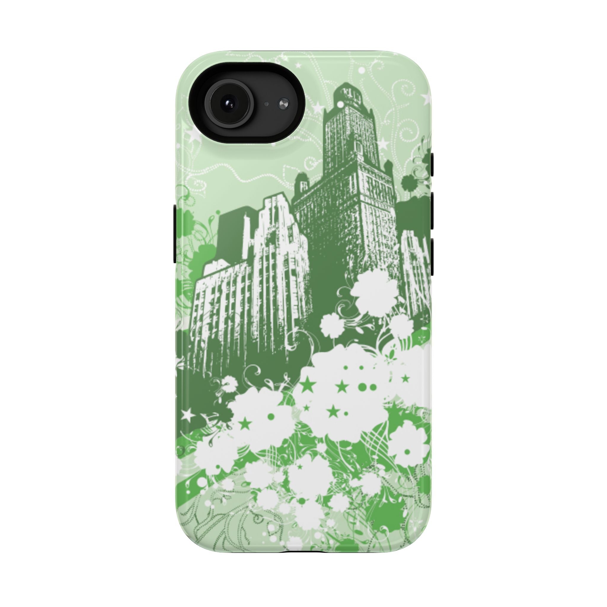 Green City Tough iPhone Case