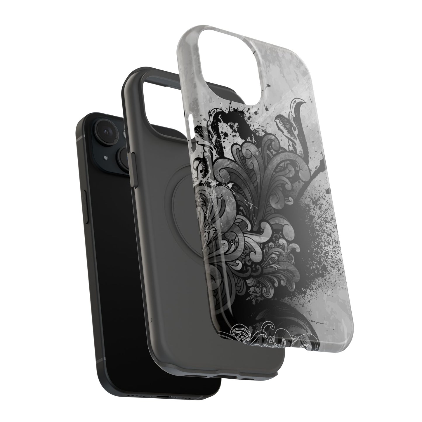 Charcoal Echo Tough iPhone Case