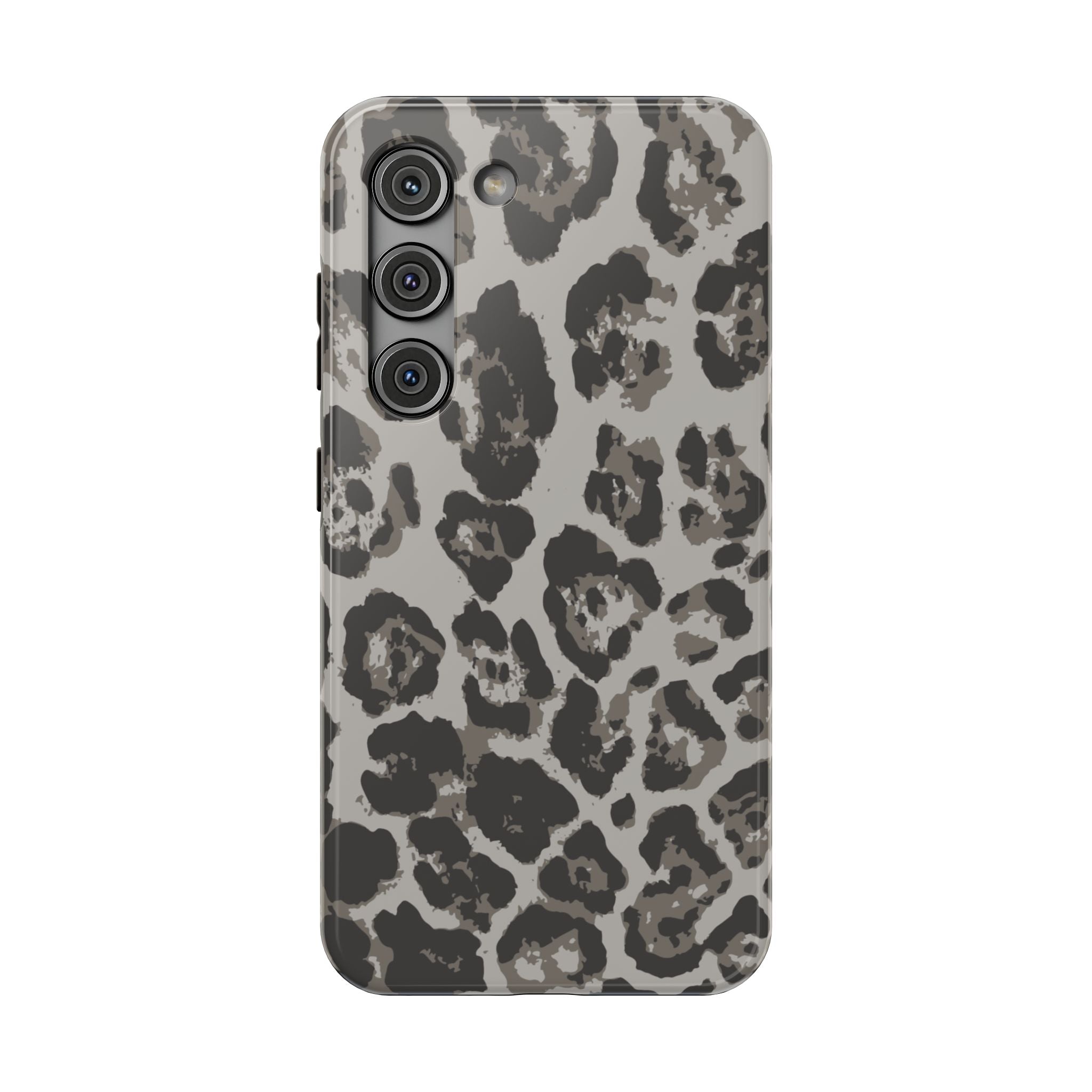 Grey Leopard Tough Samsung Case