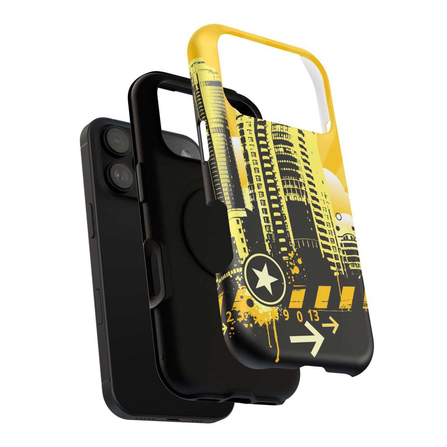 Yellow City Tough iPhone Case