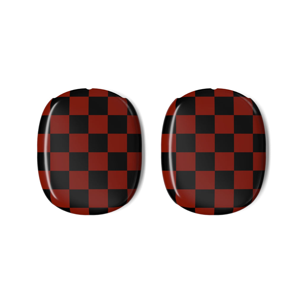 Red Grid AirPods Max Shell Case