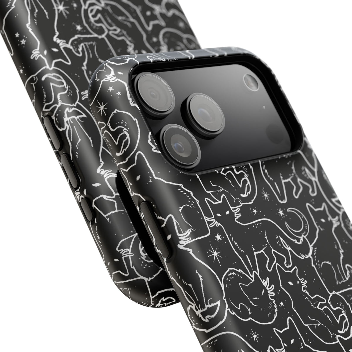 Black Cats MagSafe Tough iPhone Case