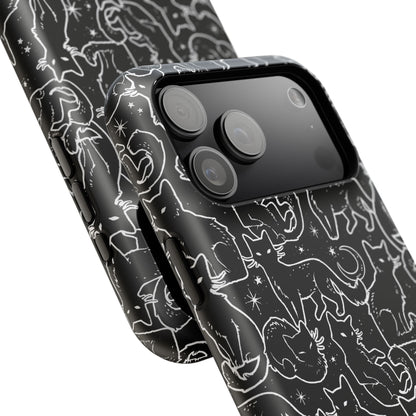 Black Cats MagSafe Tough iPhone Case