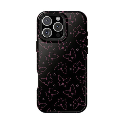 Midnight Flutter MagSafe Tough iPhone Case