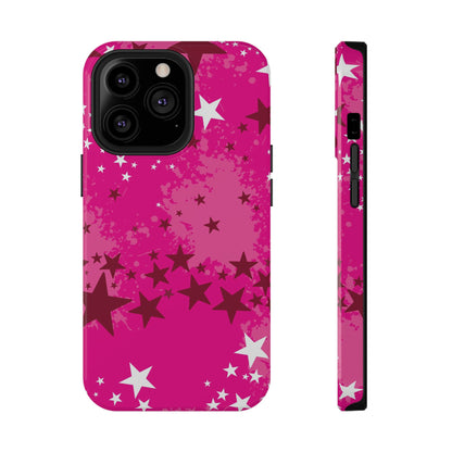 Pink Static Tough iPhone Case