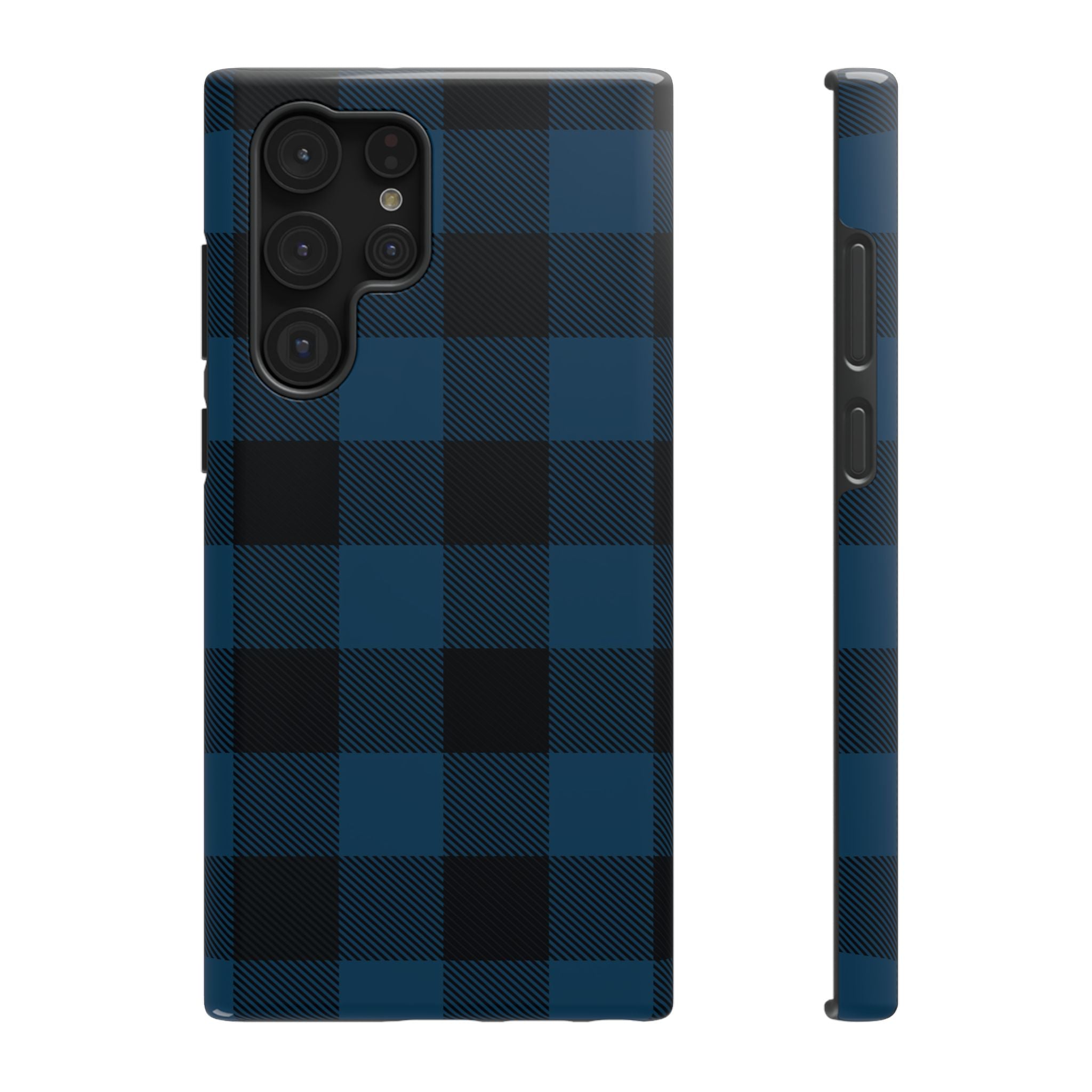 Blue Flannel Tough Samsung Case