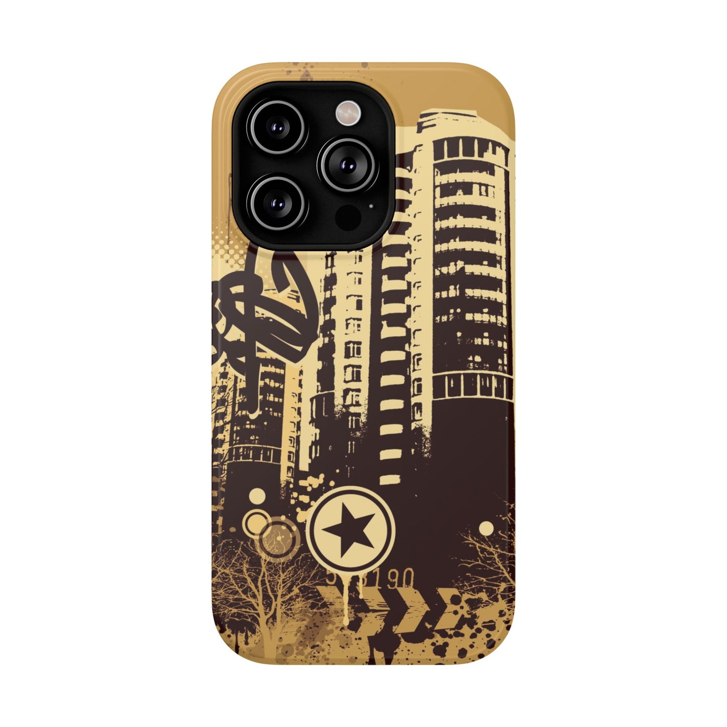 Brown City Tough iPhone Case