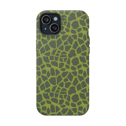 Green Giraffe MagSafe Tough iPhone Case