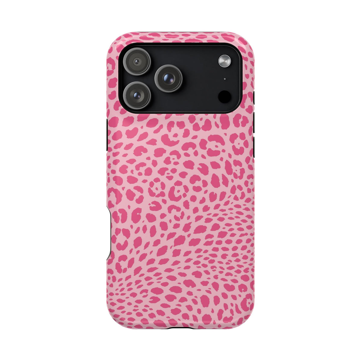 Light Pink Leopard MagSafe Tough iPhone Case