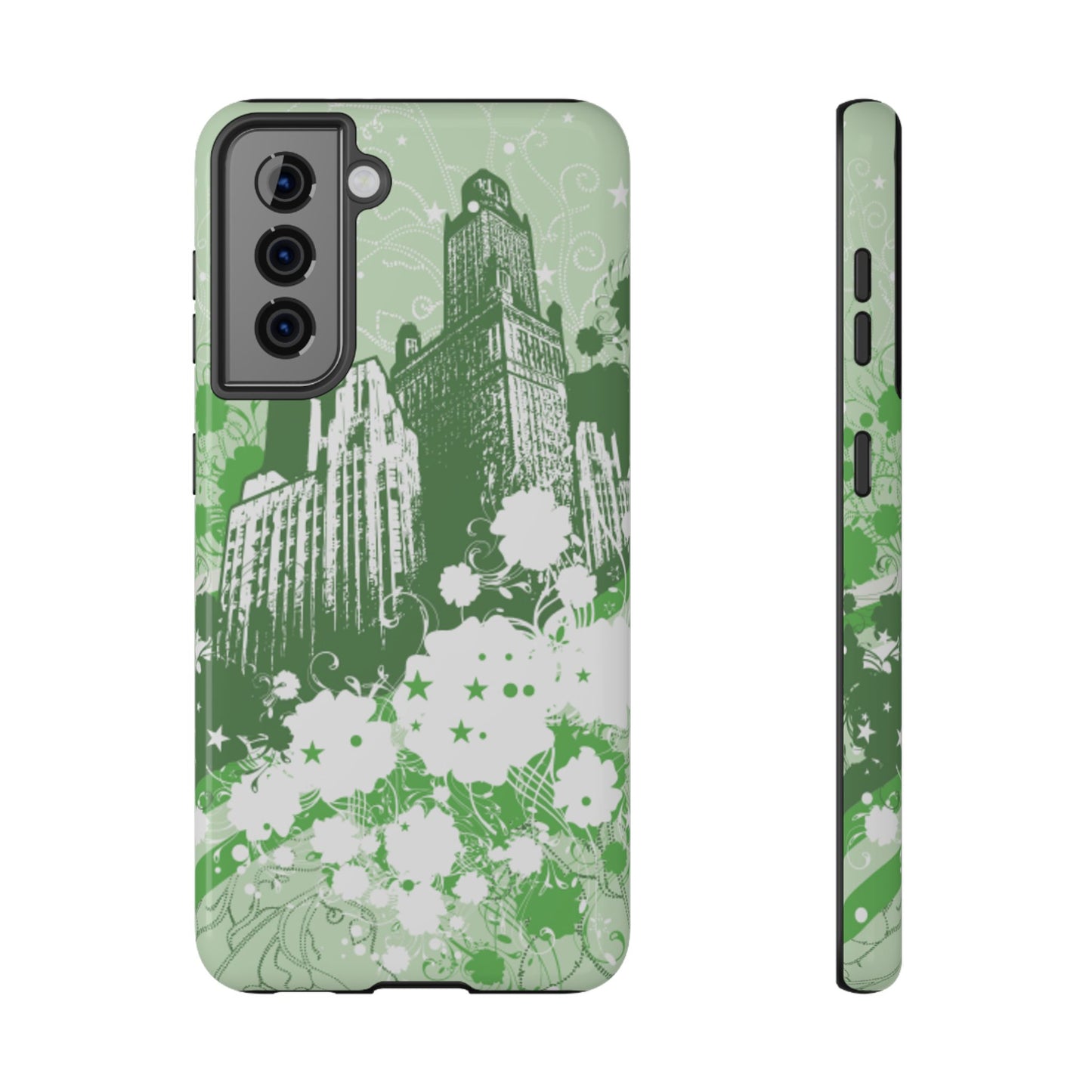 Green City Tough Samsung Case