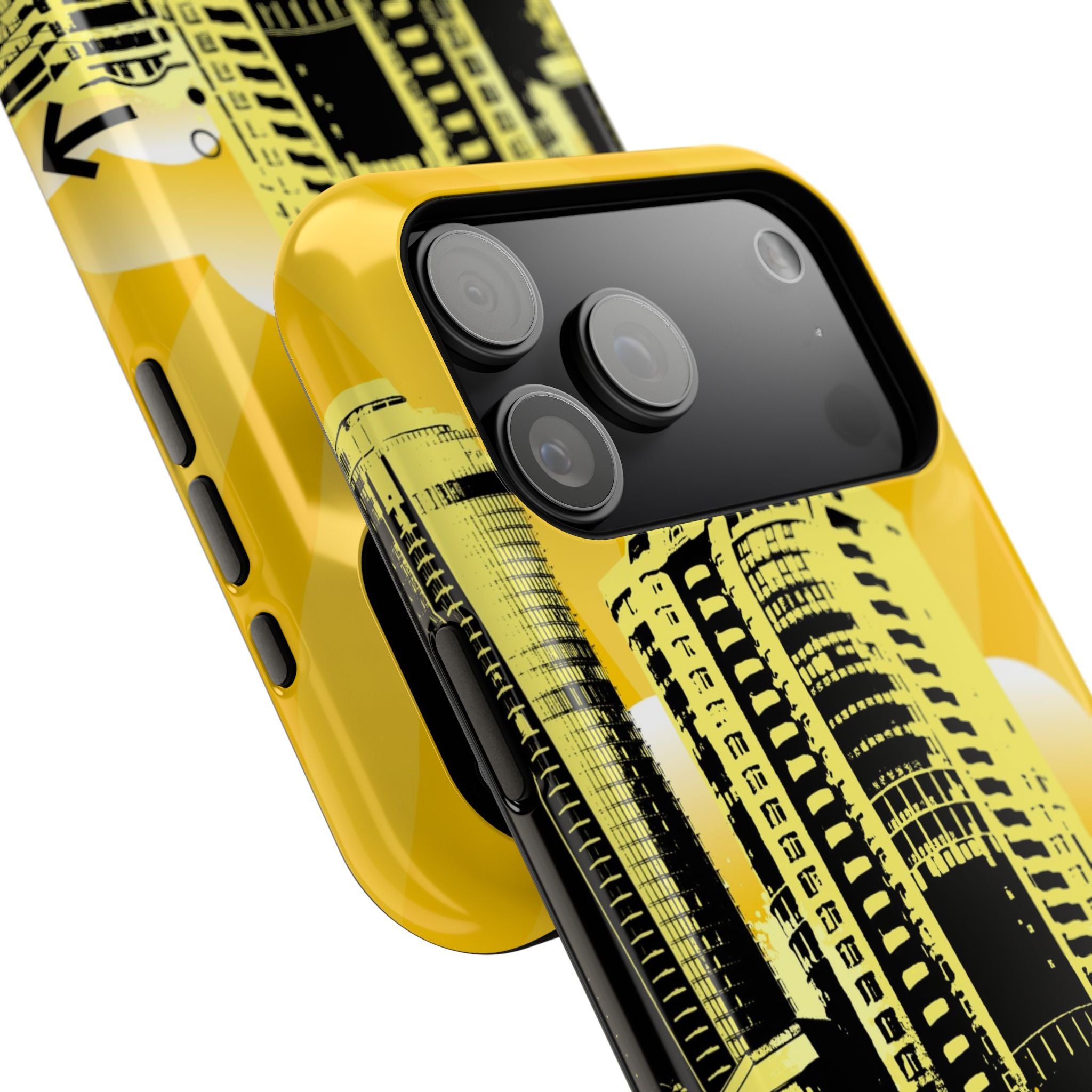 Yellow City Tough iPhone Case