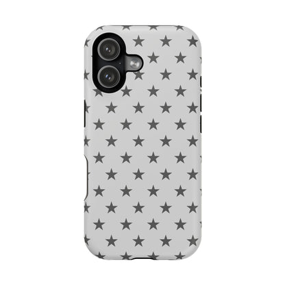 Grey Stars MagSafe Tough iPhone Case