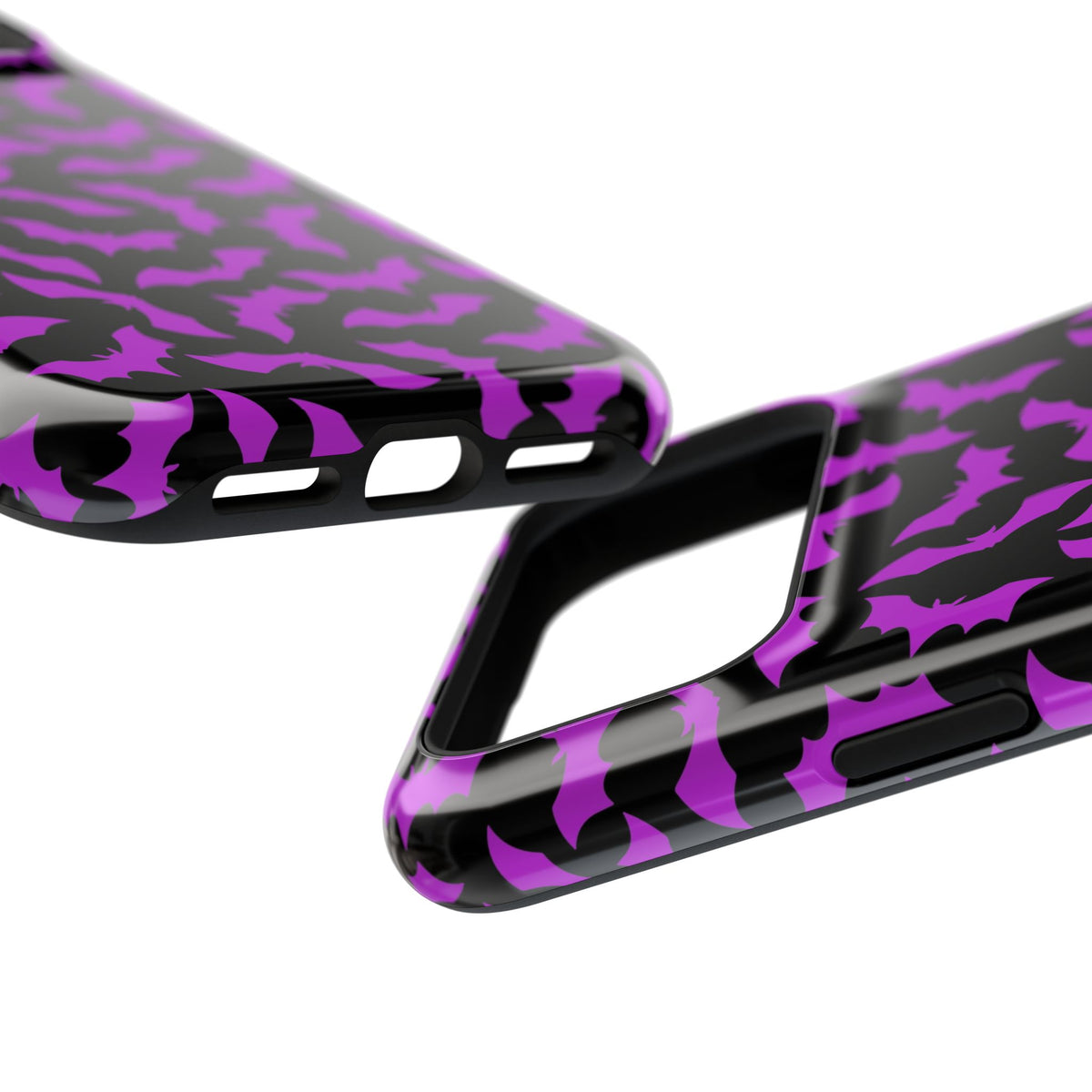 Purple Bats MagSafe Tough iPhone Case