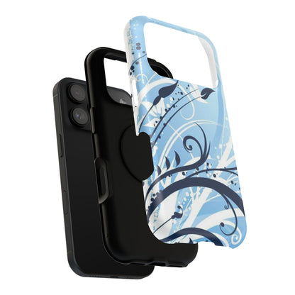 Bloom in Blue Tough iPhone Case