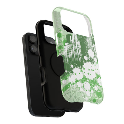 Green City Tough iPhone Case