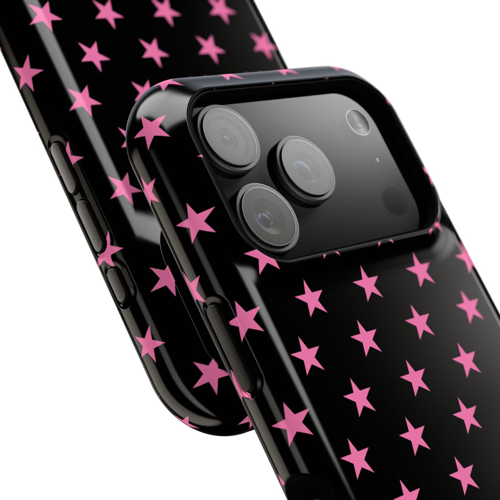 Pink Stars Tough iPhone Case