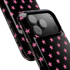 Pink Stars Tough iPhone Case