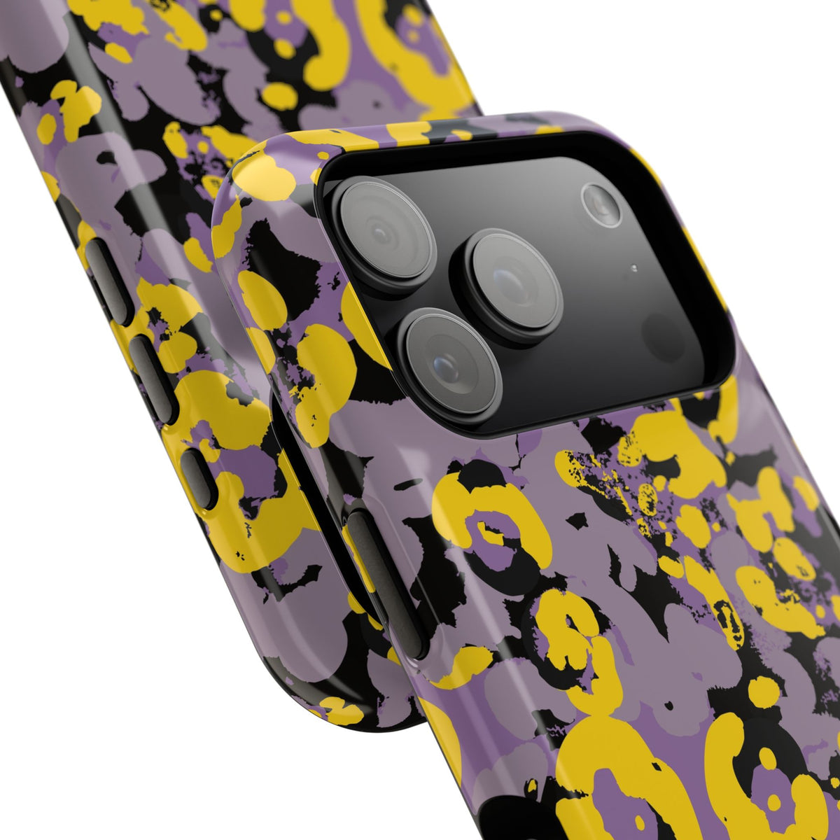 Yellow Leopard MagSafe Tough iPhone Case