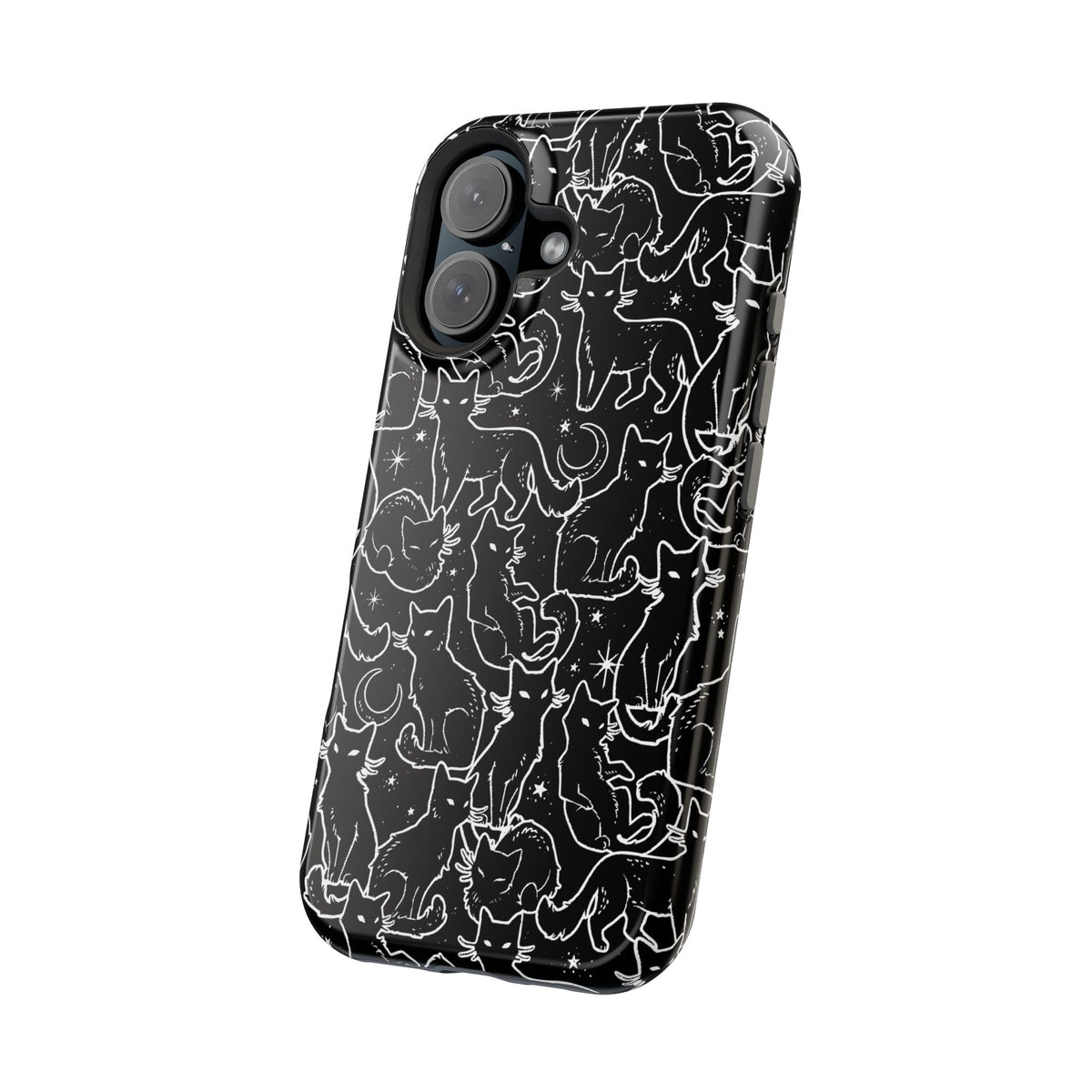 Black Cats MagSafe Tough iPhone Case