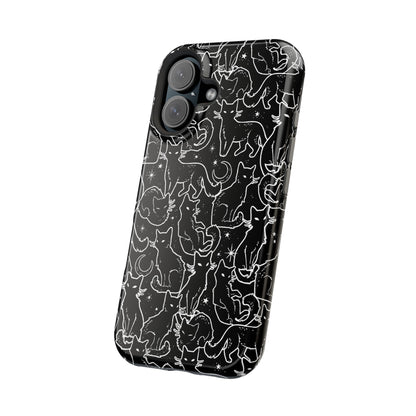 Black Cats MagSafe Tough iPhone Case