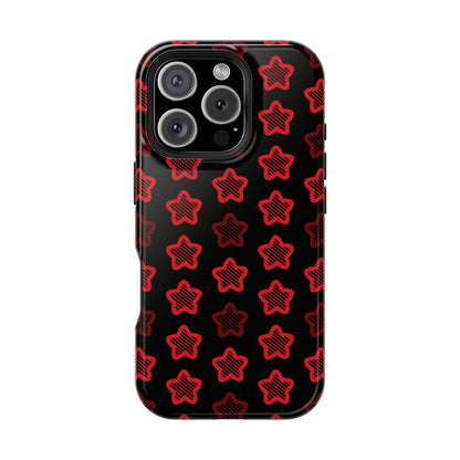 Red Stars Tough iPhone Case