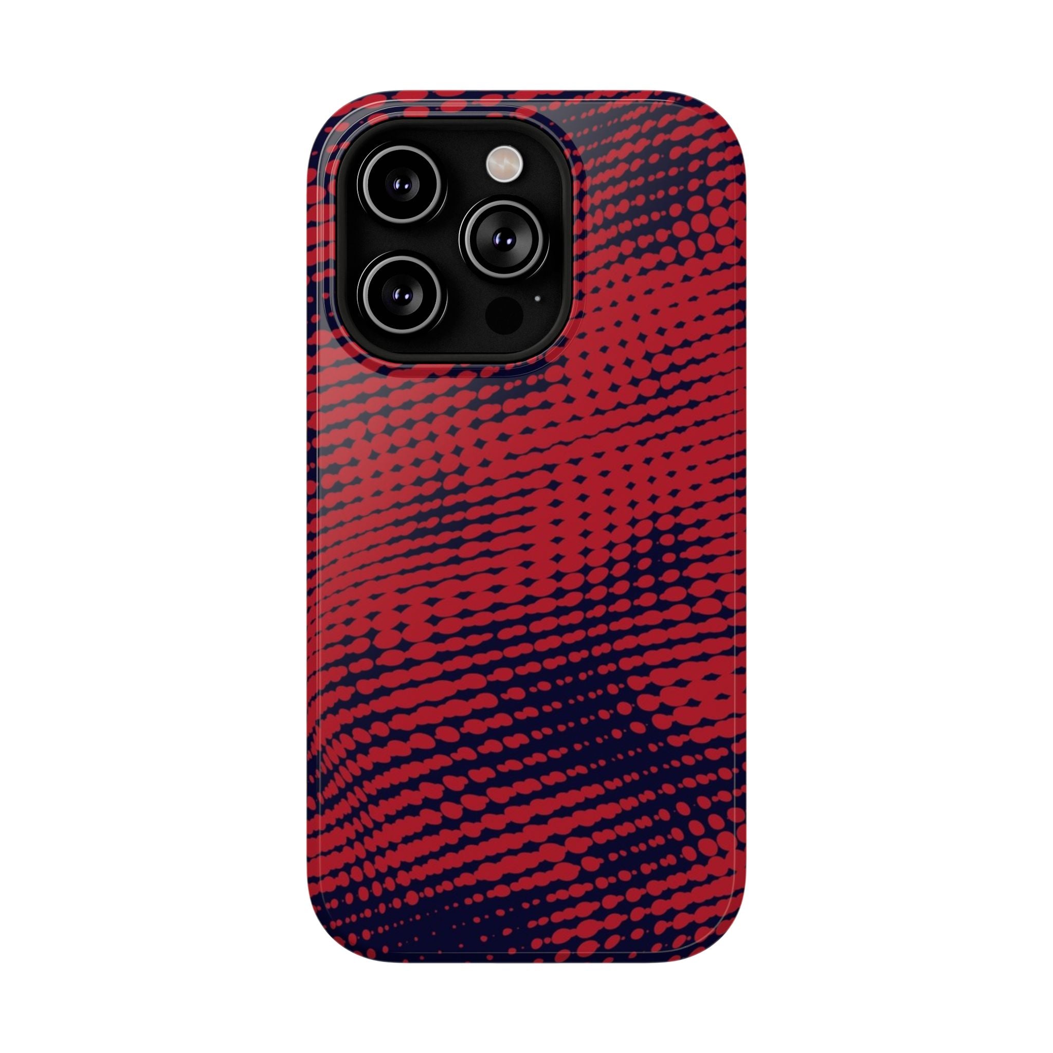 Red Static Tough iPhone Case