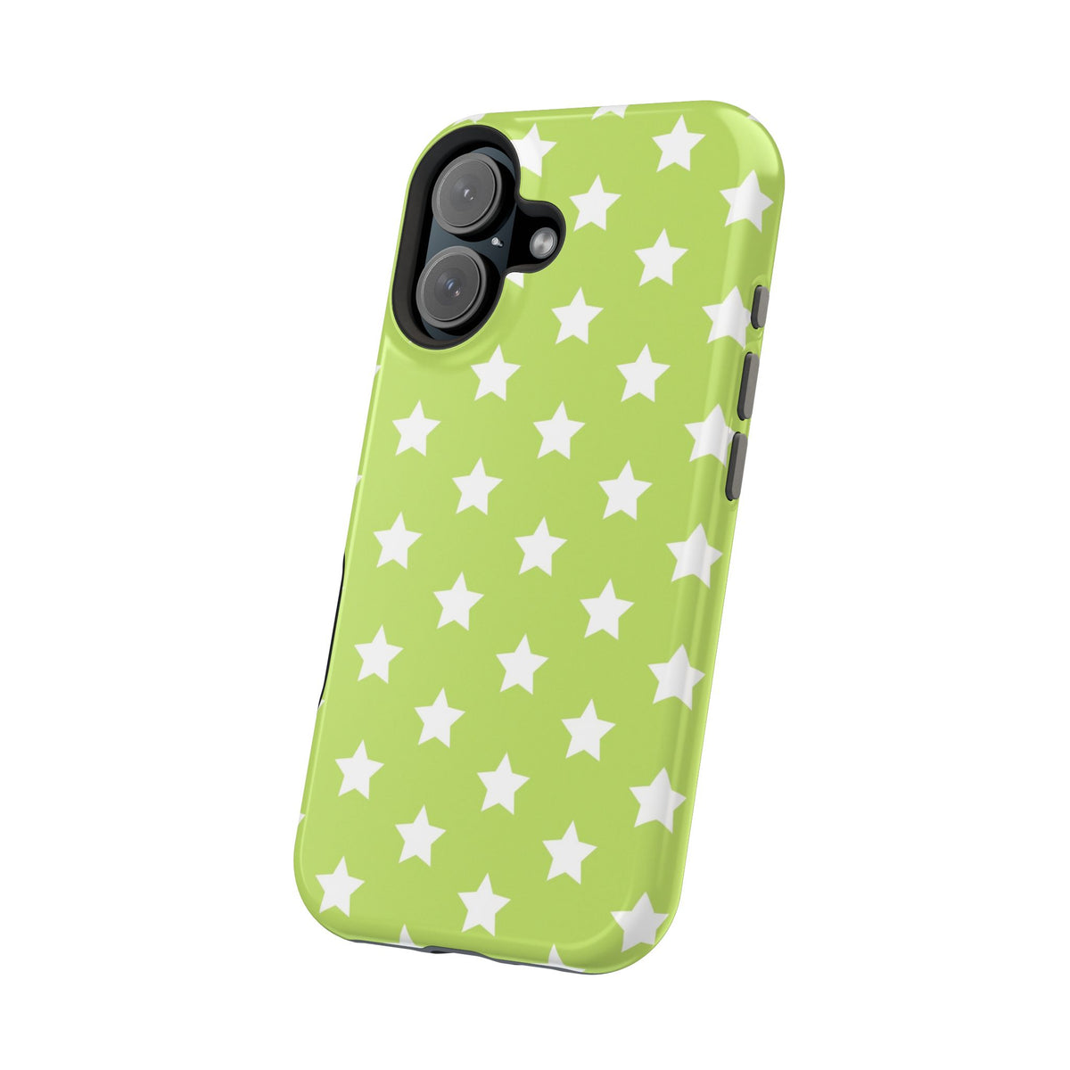 Green Stars MagSafe Tough iPhone Case