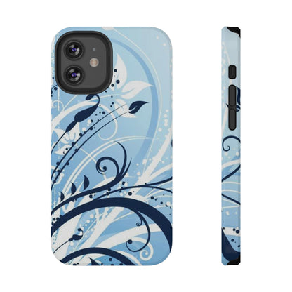 Bloom in Blue Tough iPhone Case