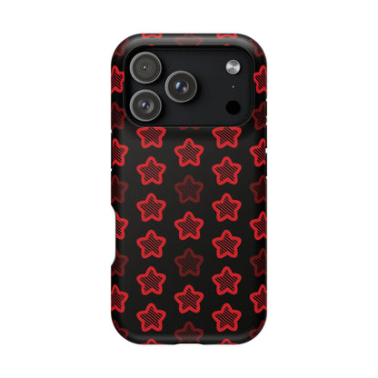 Red Stars Tough iPhone Case
