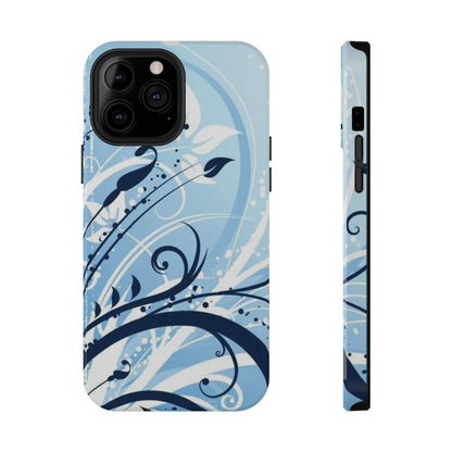 Bloom in Blue Tough iPhone Case
