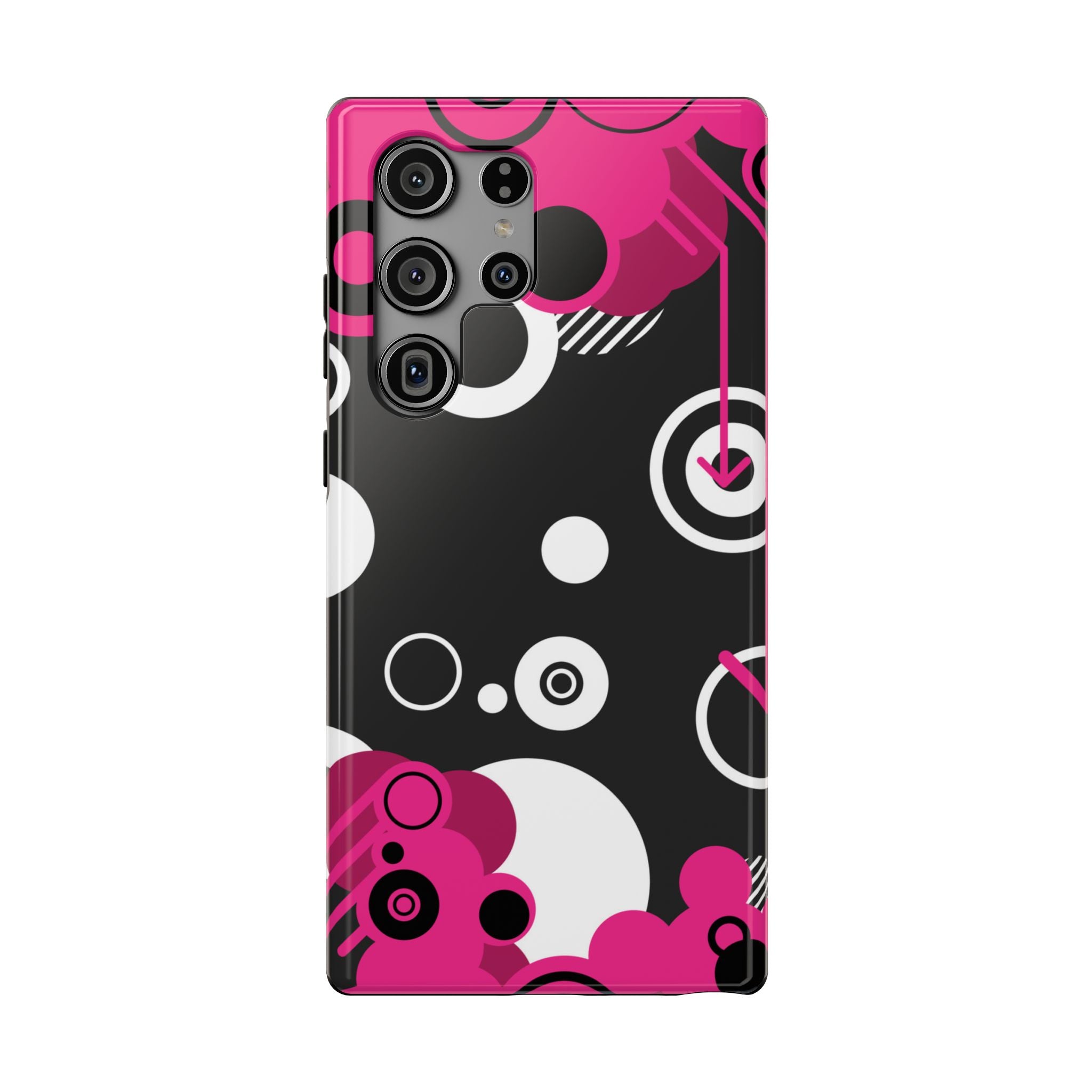 Pink Arrow Tough Samsung Case