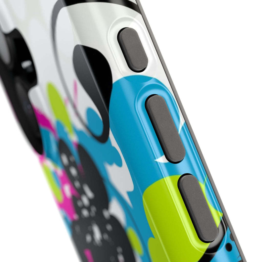 Electric Bloom Tough iPhone Case