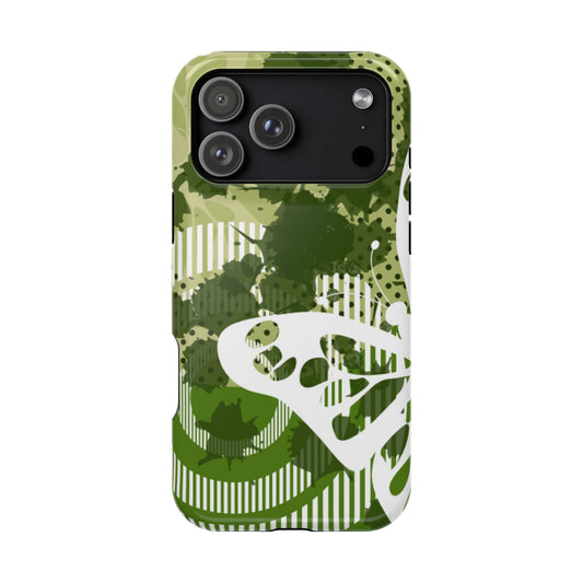 Green Echo MagSafe Tough iPhone Case