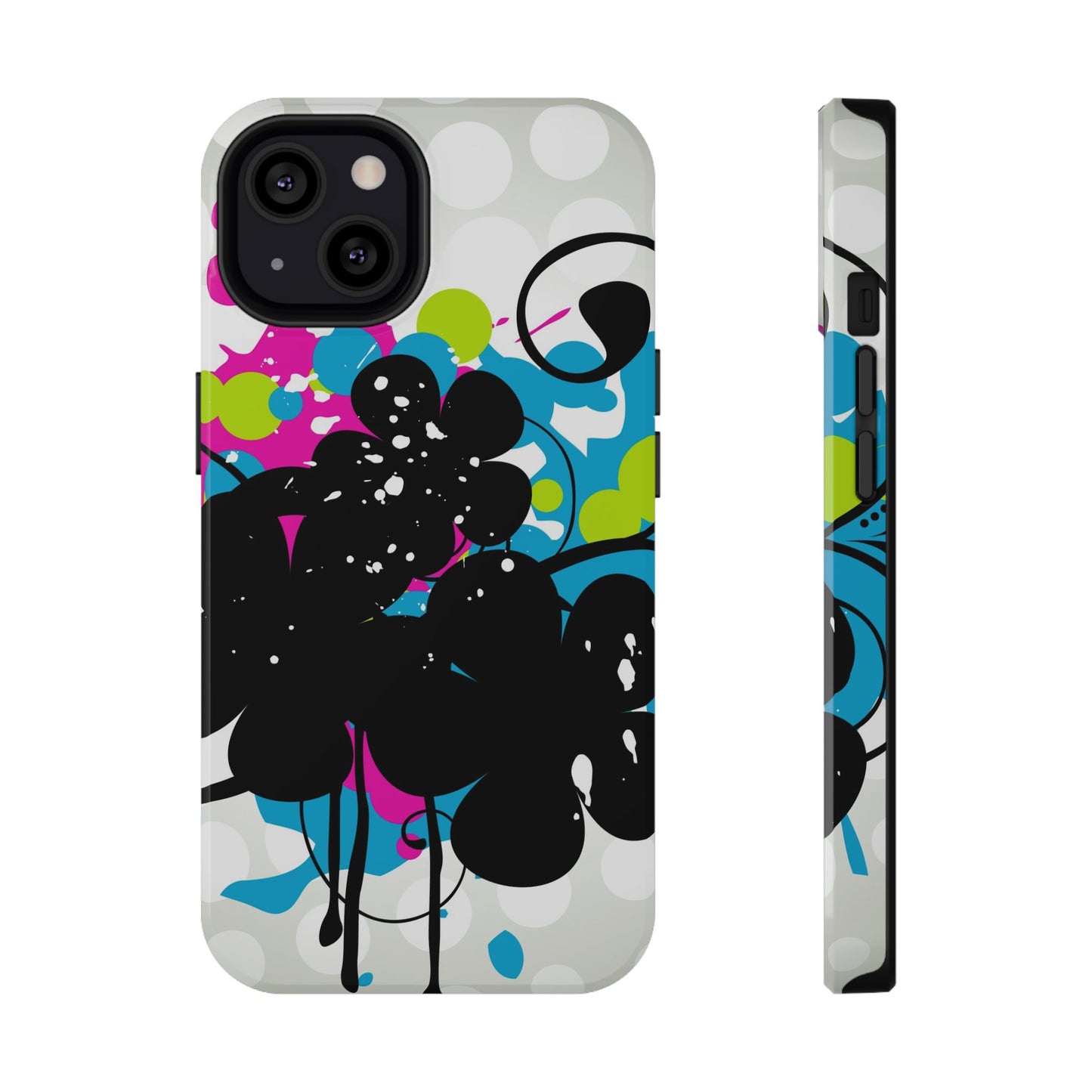 Electric Bloom Tough iPhone Case