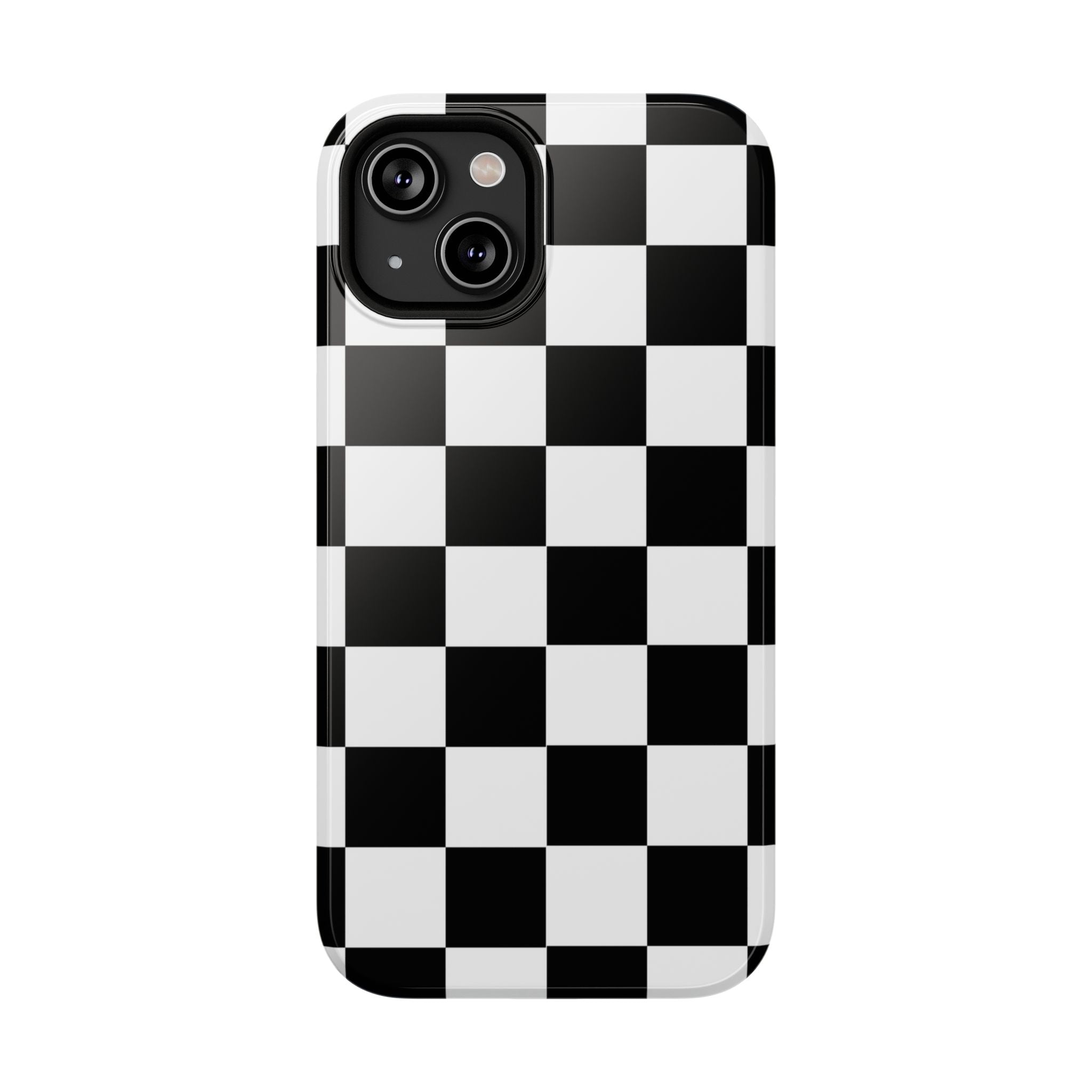 Black Grid Tough iPhone Case