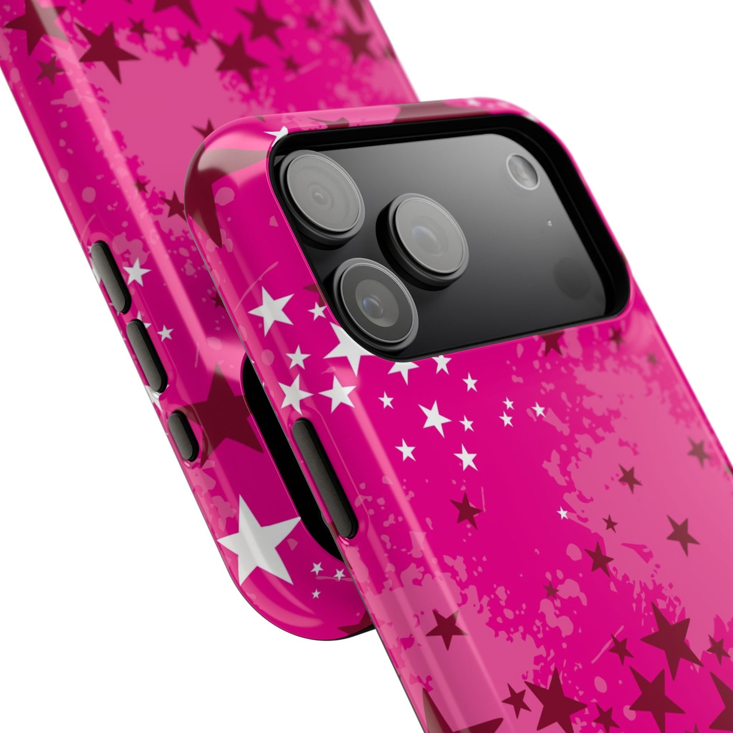Pink Static Tough iPhone Case