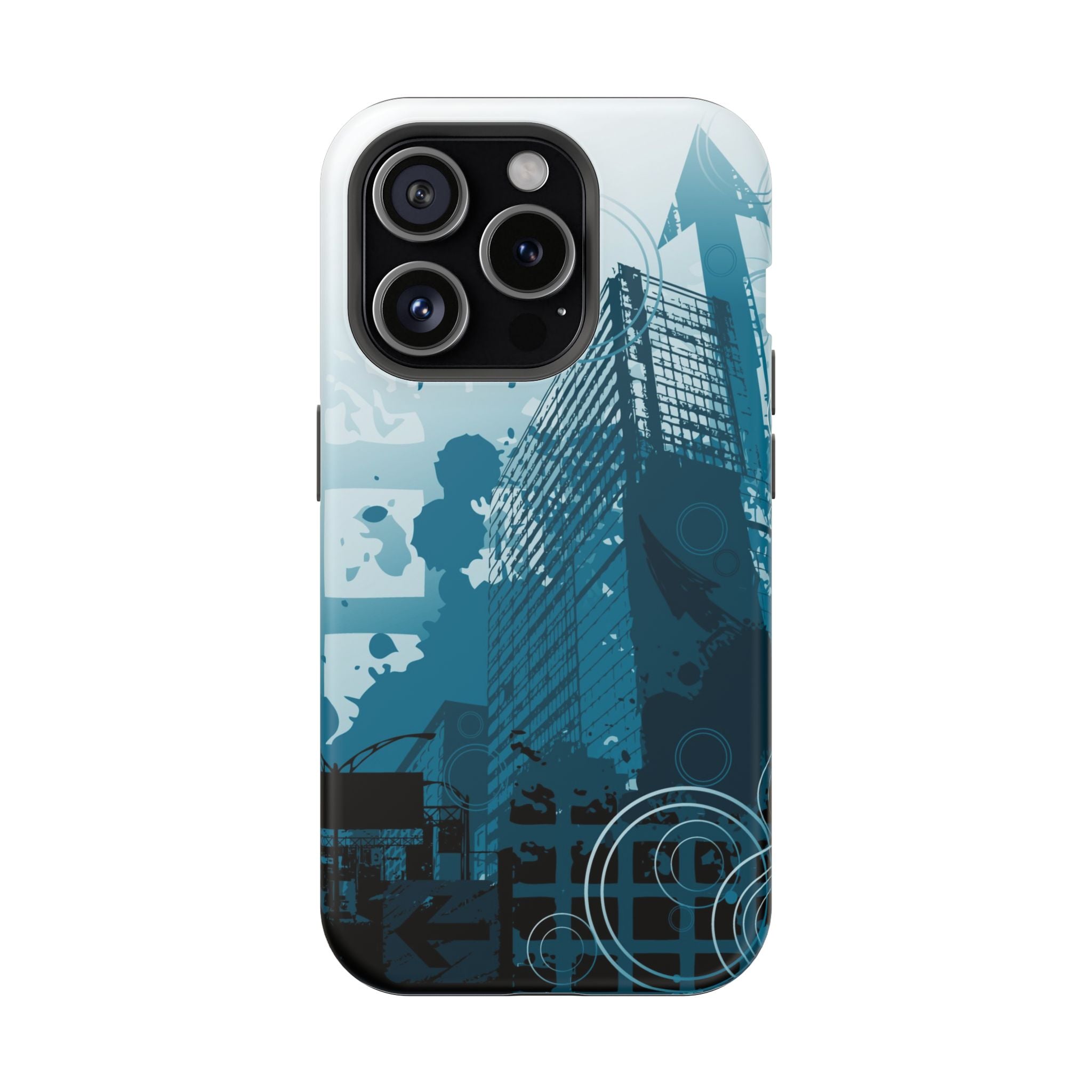 Blue Noise Tough iPhone Case