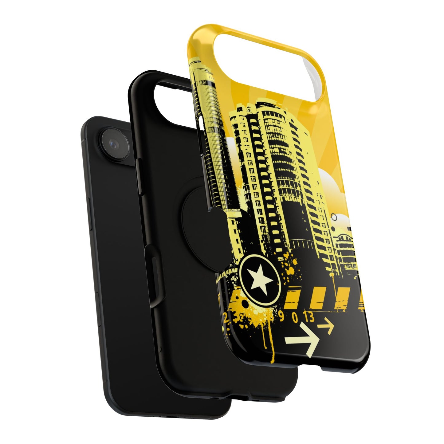 Yellow City Tough iPhone Case