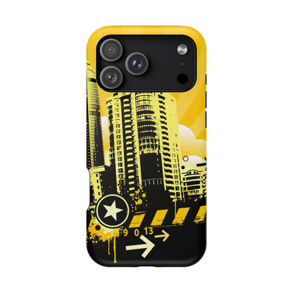 Yellow City Tough iPhone Case
