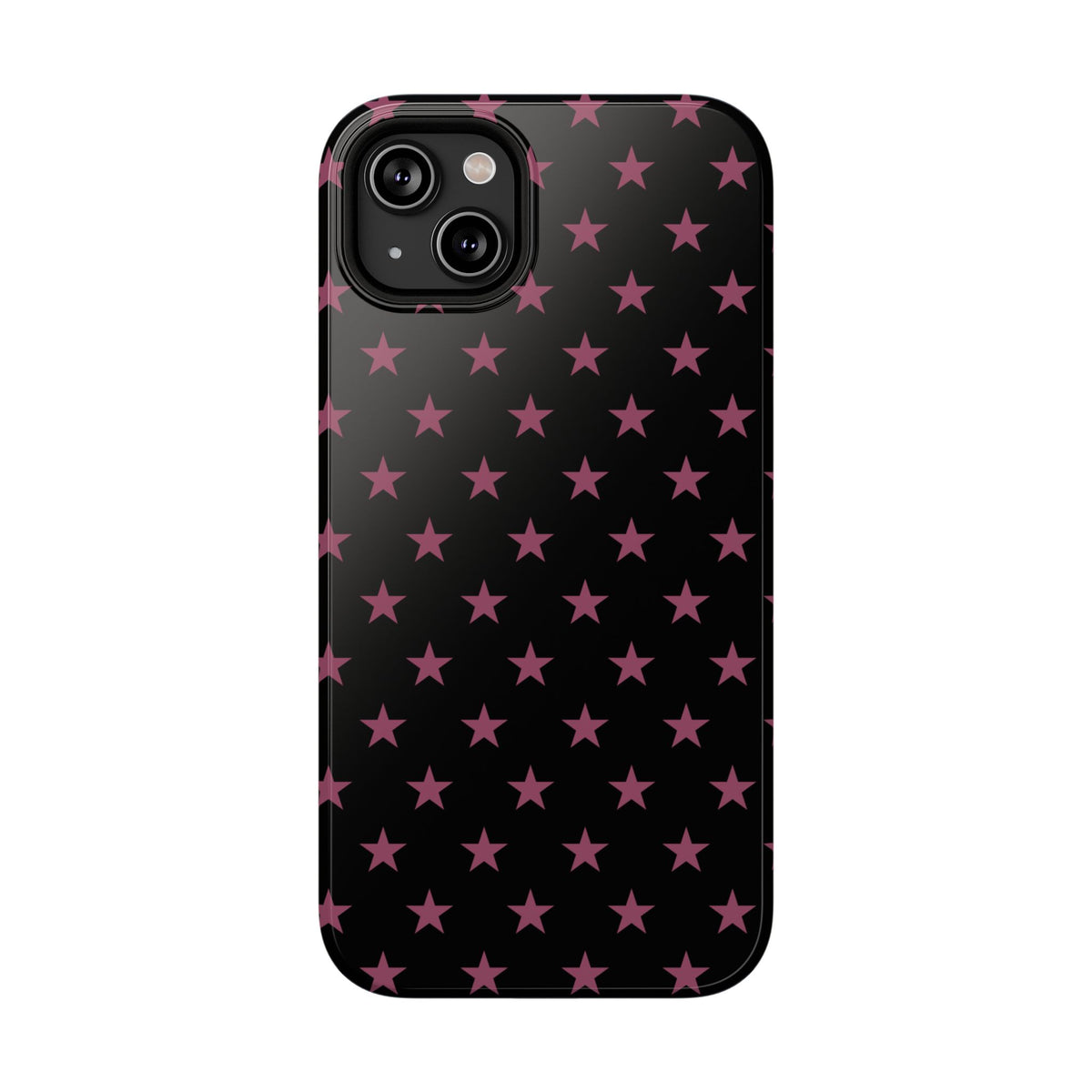 Burgundy Stars MagSafe Tough iPhone Case